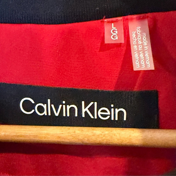 Calvin Klein Red sherpa Lined Jacket Mens L NWOT - Picture 10 of 10